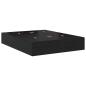 Preview: Stauraum Bettgestell Schwarz Holzwerkstoff 135,5 x 190 x 31,5 cm