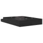 Preview: Stauraum Bettgestell Schwarz Holzwerkstoff 135,5 x 190 x 31,5 cm