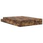Preview: Stauraumbettgestell Braun Holzwerkstoff 135,5 x 190 x 31,5 cm