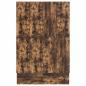 Preview: Stauraumbettgestell Braun Holzwerkstoff 135,5 x 190 x 31,5 cm