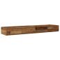 Preview: Stauraum Bettgestell Braun Holzwerkstoff 135,5 x 190 x 31,5 cm