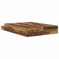 Preview: Stauraum Bettgestell Braun Holzwerkstoff 135,5 x 190 x 31,5 cm