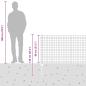 Preview: Eurozaun mit 5 U-Posts Grün 0.8x10 m Stahl