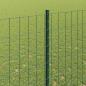 Preview: Euro-Zaun mit Pfosten 10 x 1,5 m PVC-beschichteter Stahl Grün