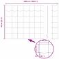 Preview: Euro Zaun mit 11 U-Pfosten Silber 0.6x50 m Stahl