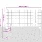 Preview: Euro Zaun mit 11 U-Pfosten Silber 0.6x50 m Stahl