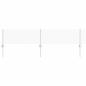 Preview: Kettengliedzaun mit 22 U-Posten, Silber, 0,4 x 25 m, Stahl