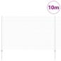Preview: Gartenzaun-Set 2 Teile Verzinkter Stahl 10 x 1,5 m Robust