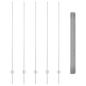 Preview: Gartenzaun-Set 2 Teile Verzinkter Stahl 10 x 1,5 m Robust