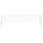 Preview: Feuerverzinkter Drahtzaun mit 11 U-Posts Silber 0,4x25 m Stahl