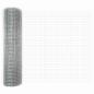 Preview: Feuerverzinkter Drahtzaun mit 11 U-Posts Silber 0,4x25 m Stahl
