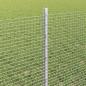 Preview: Verzinkter Drahtzaun mit 11 U-Pfosten Silber 0,6x25 m Stahl