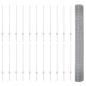 Preview: geschweißter Drahtzaun mit 44 U-Pfosten Silber 1x50 m Stahl