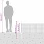 Preview: Geschweißter Drahtzaun mit 22 U-Stangen Grün 0.5x50 m Stahl