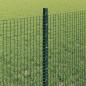 Preview: Schweißdrahtzaun mit 22 U-Pfosten Grün 0,6x50 m Stahl