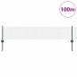 Preview: Welded Wire Fence mit 44 U-Pfosten Grün 0,4x100 m Stahl