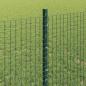 Preview: Geschweißter Drahtzaun mit 44 U-Pfosten Grün 0.8x100 m Stahl