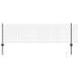 Preview: geschweißter Drahtzaun mit 5 U-Posts Grau 0,6x10 m Stahl