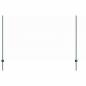 Preview: Zaunpfosten 11 Stück U-Kanal Grün 140 cm Stahl, Sechseckzaun Grün 1.4x25 m Stahl