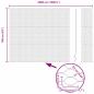 Preview: Zaunpfosten 11 Stück U-Channel Grün 160 cm Stahl, Sechseckzaun Grün 1.6x50 m Stahl