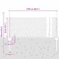 Preview: Sechsecken Zaun mit 11 U Pfosten Silber 0,5x25 m Stahl