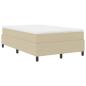 Preview: Boxspringbett mit Matratze Hellgrün Grau 120x200 cm Cordstoff