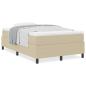 Preview: Boxspringbett mit Matratze Hellgrün Grau 120x200 cm Cordstoff