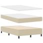 Preview: Boxspringbett mit Matratze Hellgrün Grau 120x200 cm Cordstoff