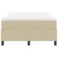 Preview: Boxspringbett mit Matratze Hellgrün Grau 120x200 cm Cordstoff