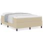 Preview: Boxspringbett mit Matratze Lichtgrün Grau 160x200 cm Cordstoff