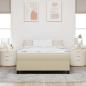 Preview: Boxspringbett mit Matratze Lichtgrün Grau 160x200 cm Cordstoff