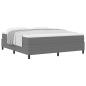 Preview: Boxspringbett mit Matratze Hellgrau Super King Cordstoff