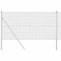 Preview: Schweißdrahtzaun mit 13 Pfosten 1.4x50 m Verzinkter Stahl