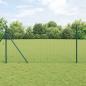Preview: ARDEBO.de - Geschweißter Drahtzaun mit 13 Pfosten Grün 1.2x50 m Stahl