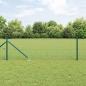 Preview: ARDEBO.de - Geschweißter Drahtzaun mit 13 Spike-Pfosten Grün 0.6x50 m Stahl