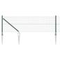 Preview: Geschweißter Drahtzaun mit 13 Spike-Pfosten Grün 0.6x50 m Stahl