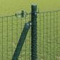 Preview: Schweißdrahtzaun mit 13 Flanschpfosten Grün 1,2x50 m Stahl