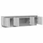 Preview: TV Schrank mit LED Grau Sonoma 180x38x49 cm Holzwerkstoff