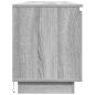 Preview: TV Schrank mit LED Grau Sonoma 180x38x49 cm Holzwerkstoff
