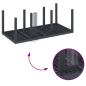 Preview: 9-teiliges Garten Essset Anthrazit Poly Rattan