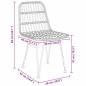Preview: 5-teiliges Garten-Ess-Set Brauner Poly Rattan