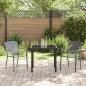 Preview: 3-teiliges Garten-Essenset Anthrazit Stahl