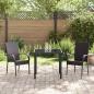 Preview: 3-teiliges Garten-Ess-Set Braun Poly-Rattan