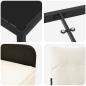 Preview: 3-teiliges Garten-Dining-Set mit Kissen Schwarz Poly-Rattan