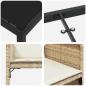 Preview: 5-teiliges Garten Esstisch Set mit Kissen - Beiges Poly Rattan