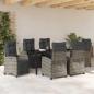 Preview: 7-teiliges Garten-Dining-Set Grau