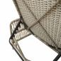 Preview: Sonnenliege Hellgrau PE Rattan 157 x 55 x 92 cm Faltbar