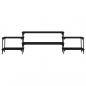 Preview: TV-Schrank Schwarz 197x35x52 cm Holzwerkstoff