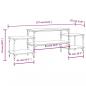 Preview: TV-Schrank Sonoma-Eiche 157x35x52 cm Holzwerkstoff