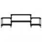 Preview: TV-Schrank Schwarz 157x35x52 cm Holzwerkstoff